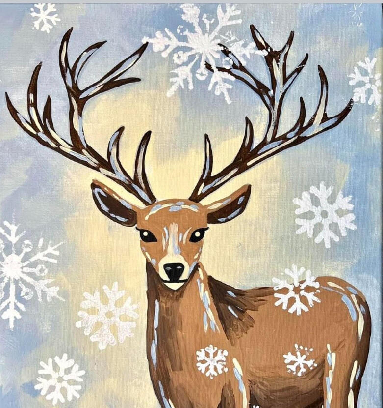 Mystic Deer Canvas